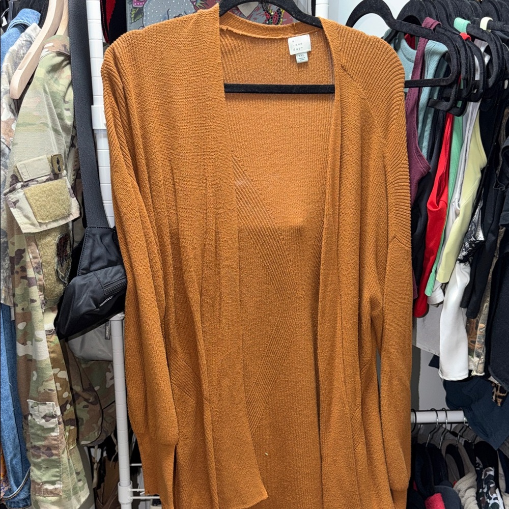 a new day Women's Cardigan Sweater - Burnt Orange